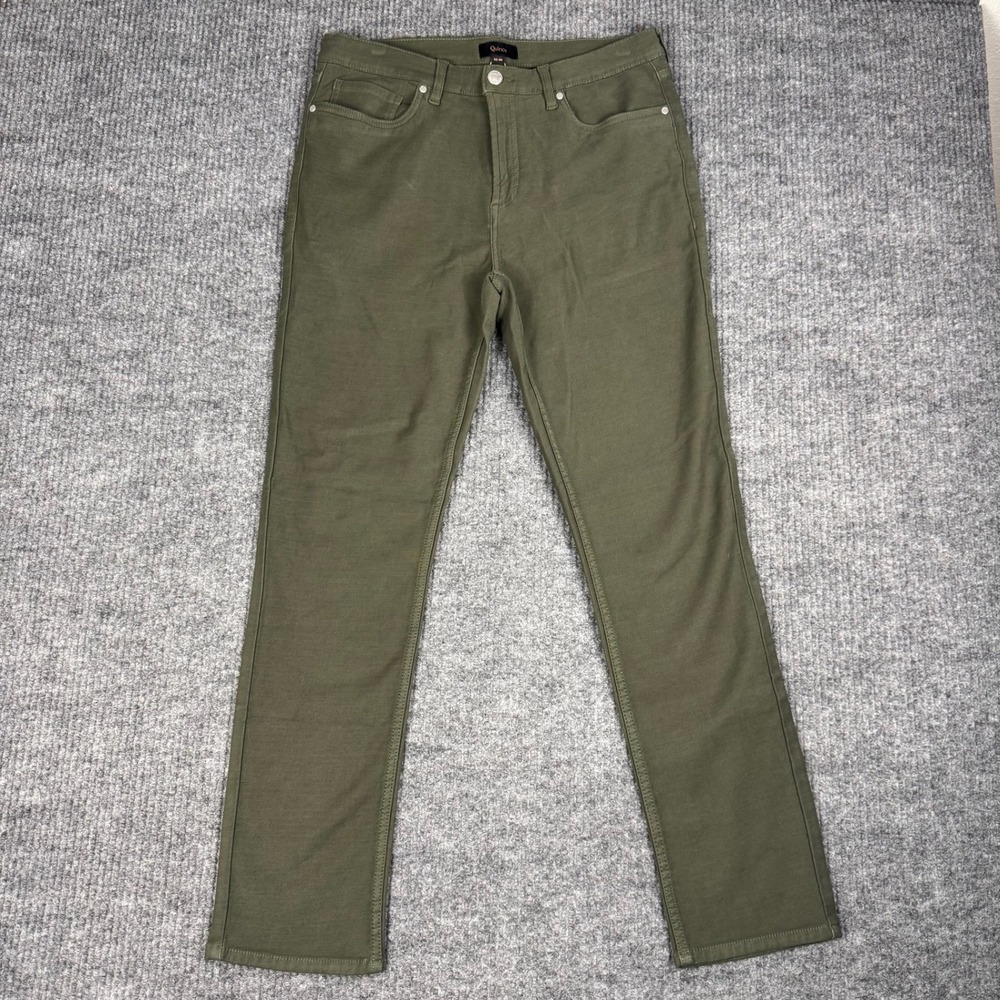 Quince French Terry 5 Pocket Pants Mens 32x29 Bayberry Olive Gorpcore NEW